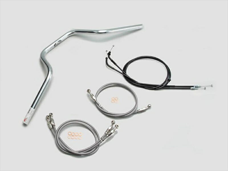 バイク用品 ハンドル ハリケーン HURRICANE ヨーロピアン４型 ハンドルSET H003-073C 4936887364682 取寄品