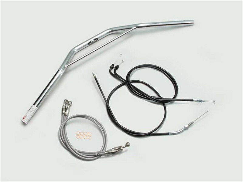 バイク用品 ハンドルハリケーン HURRICANE トラッカースペシャル ﾌﾞﾘｯｼﾞ付 ﾊﾝﾄﾞﾙSETH008-034C 4936887483482取寄品｜バイク用品はとやグループ2号店