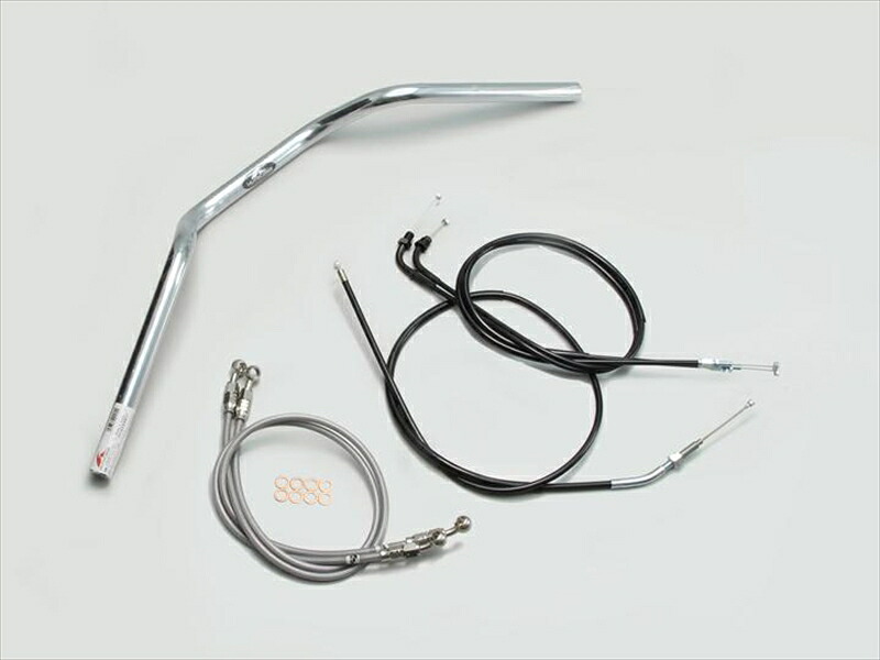 バイク用品 ハンドル ハリケーン HURRICANE ヨーロピアン２型 ハンドルSET H008-071C 4936887293296 取寄品