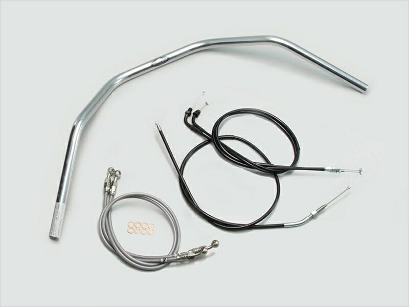 バイク用品 ハンドルハリケーン HURRICANE 130クラシックプルバック ハンドルSETH008-077C 4936887314816取寄品|バイク用品はとやグループ2号店