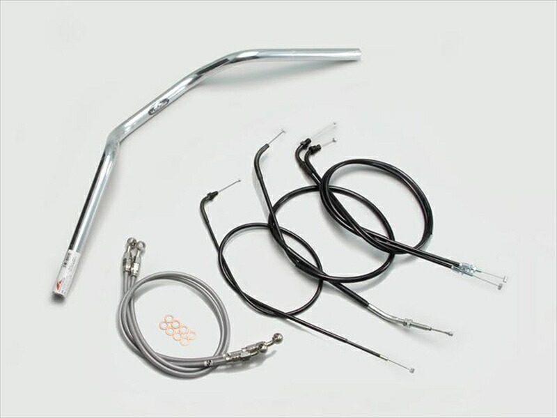 バイク用品 ハンドルハリケーン HURRICANE ヨーロピアン２型 ハンドルSETH010-071C 4936887318968取寄品｜バイク用品はとやグループ2号店