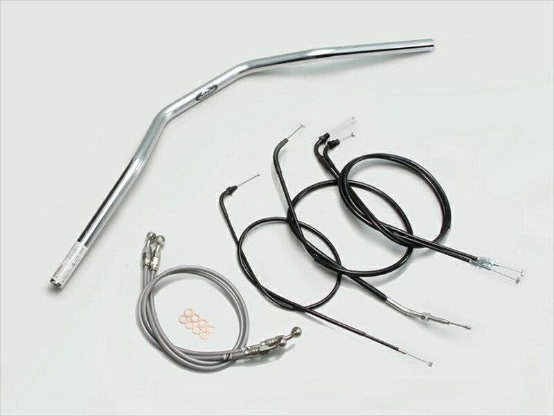 バイク用品 ハンドルハリケーン HURRICANE トラッカースペシャル ハンドルSETH010-033C 4936887411997取寄品｜バイク用品はとやグループ2号店
