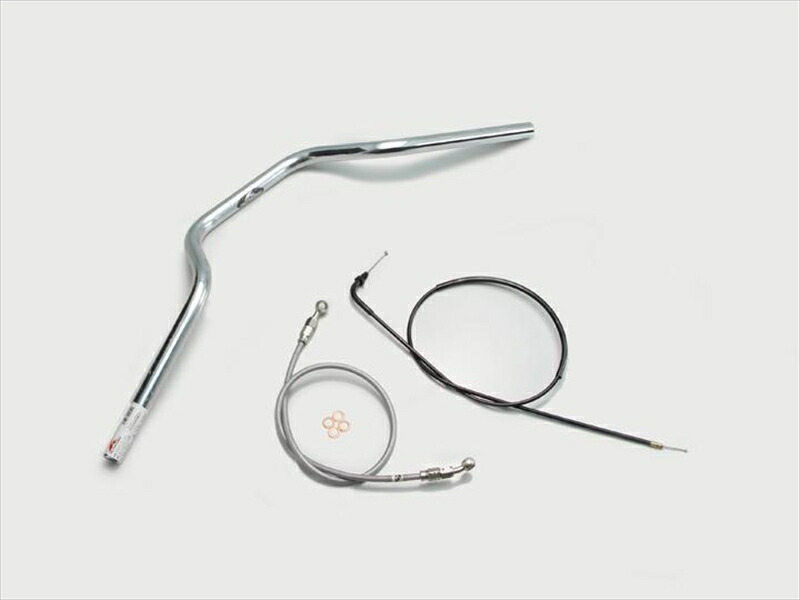 バイク用品 ハンドル ハリケーン HURRICANE ヨーロピアン３型 ハンドルSET H012-072C 4936887057560 取寄品