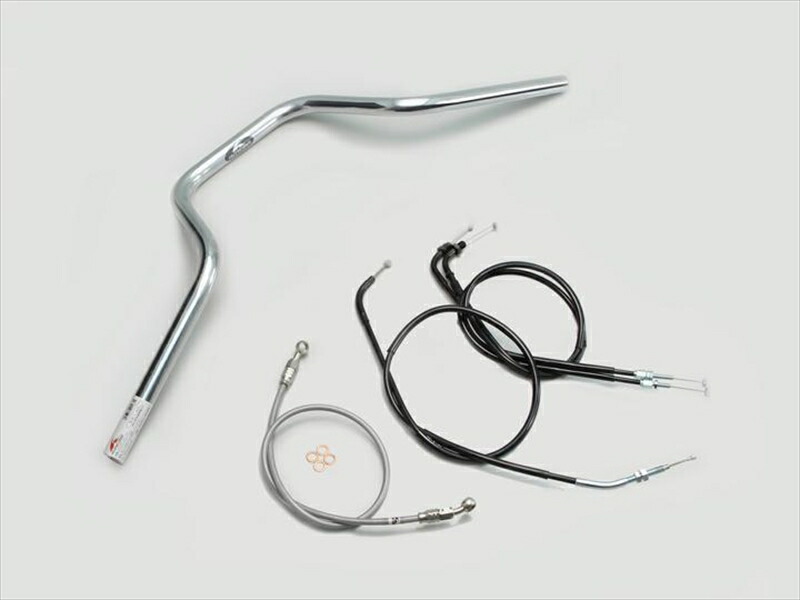 バイク用品 ハンドル ハリケーン HURRICANE ヨーロピアン４型 ハンドルSET H013-073C 4936887129649 取寄品
