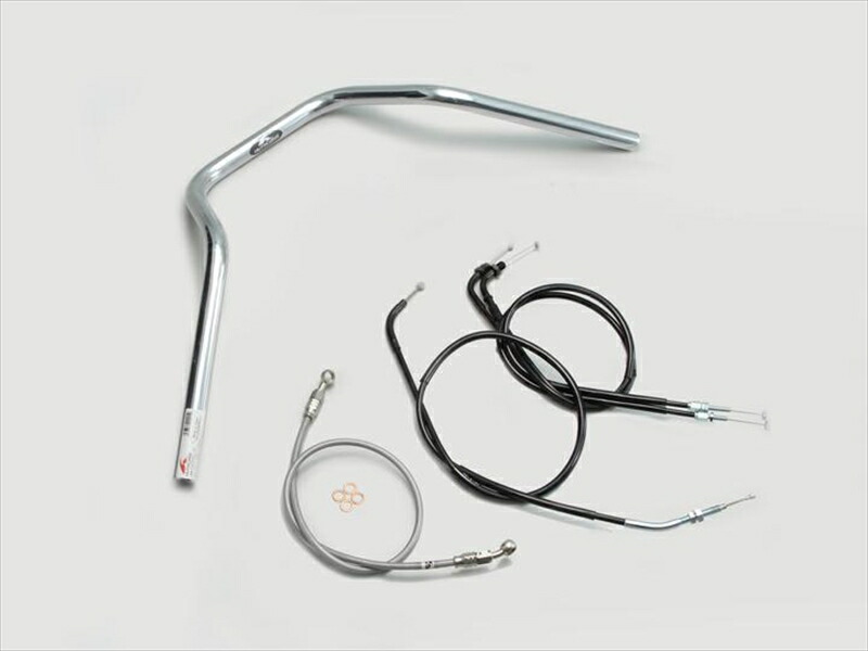 バイク用品 ハンドル ハリケーン HURRICANE ナロー４型 ハンドルSET H013-048C 4936887162837 取寄品