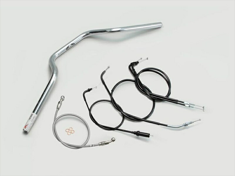 バイク用品 ハンドルハリケーン HURRICANE ヨーロピアン３型 ハンドルSETH014-072C 4936887505818取寄品｜バイク用品はとやグループ2号店 14,975円