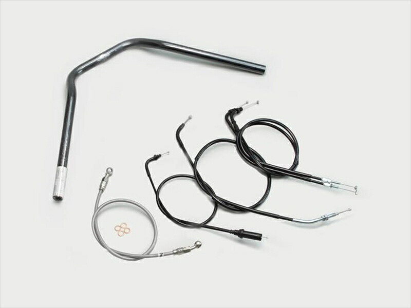 バイク用品 ハンドルハリケーン HURRICANE ナロープルバック１型 ハンドルSETH014-066B 4936887617917取寄品｜バイク用品はとやグループ2号店