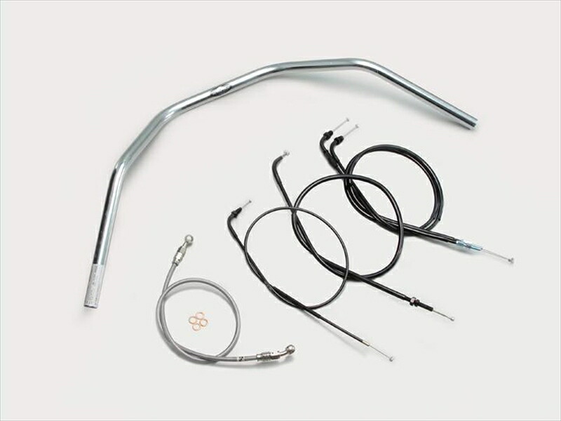 バイク用品 ハンドルハリケーン HURRICANE 130クラシックプルバック ハンドルSETH015-077C 4936887650969取寄品|バイク用品はとやグループ2号店