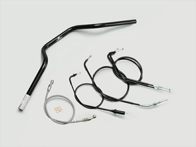 バイク用品 ハンドルハリケーン HURRICANE ヨーロピアン3型 ハンドルSETH014-072B 4936887773361取寄品|バイク用品はとやグループ2号店