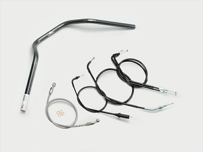 バイク用品 ハンドルハリケーン HURRICANE POLICE 3型 ハンドルSETH014-067B 4936887841961取寄品|バイク用品はとやグループ2号店