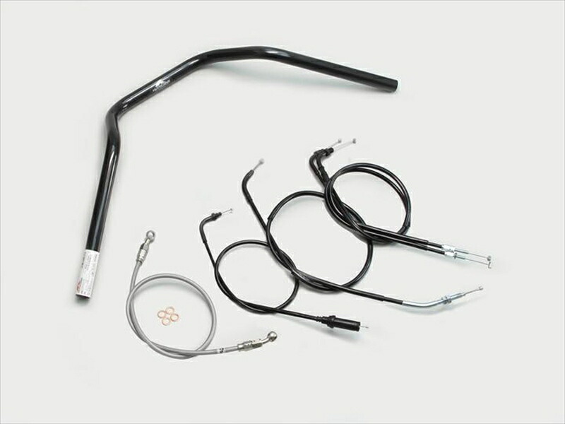 バイク用品 ハンドルハリケーン HURRICANE ナロー３型 ハンドルSETH014-047B 4936887904772取寄品｜バイク用品はとやグループ2号店