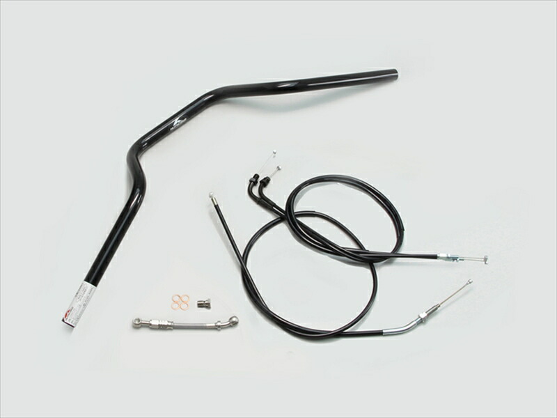 バイク用品 ハンドルハリケーン HURRICANE ヨーロピアン3型 ハンドルSETH026-072B 4936887009668取寄品|バイク用品はとやグループ2号店