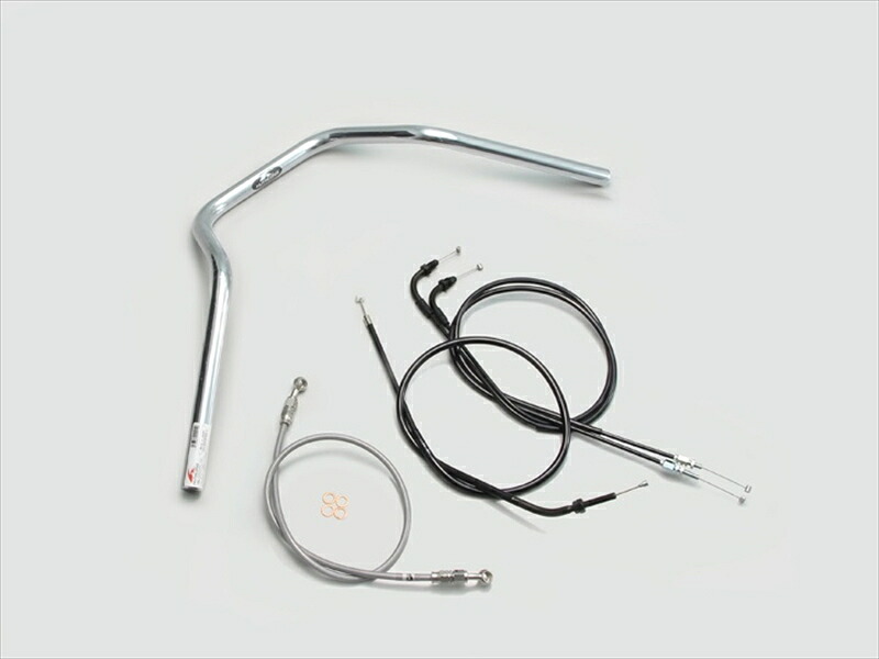 バイク用品 ハンドル ハリケーン HURRICANE ナロー４型 ハンドルSET H024-048C 4936887010077 取寄品