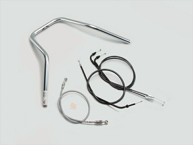 バイク用品 ハンドルハリケーン HURRICANE スーパーナロー ハンドルSETH024-050C 4936887010091取寄品|バイク用品はとやグループ2号店