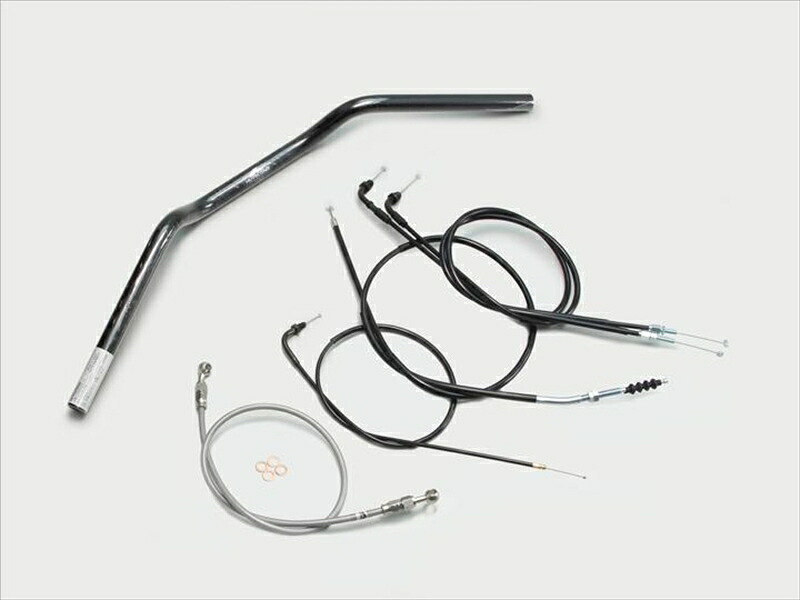 バイク用品 ハンドルハリケーン HURRICANE コンチ２型 ハンドルSETH028-002B 4936887014853取寄品｜バイク用品はとやグループ2号店