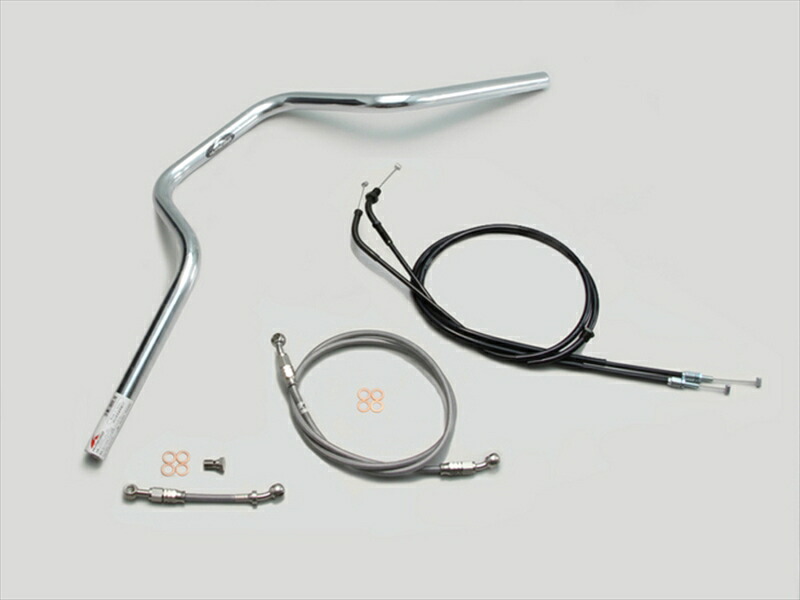 バイク用品 ハンドル ハリケーン HURRICANE ヨーロピアン４型 ハンドルSET H029-073C 4936887017380 取寄品