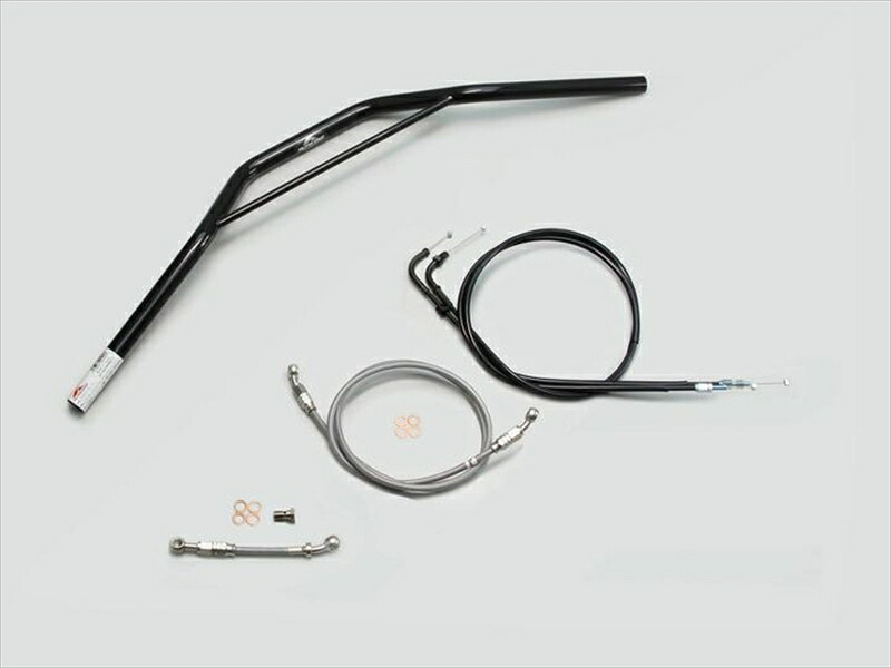バイク用品 ハンドルハリケーン HURRICANE トラッカーｽﾍﾟｼｬﾙ ﾌﾞﾘｯｼﾞ付H031-034B 4936887018110取寄品｜バイク用品はとやグループ2号店