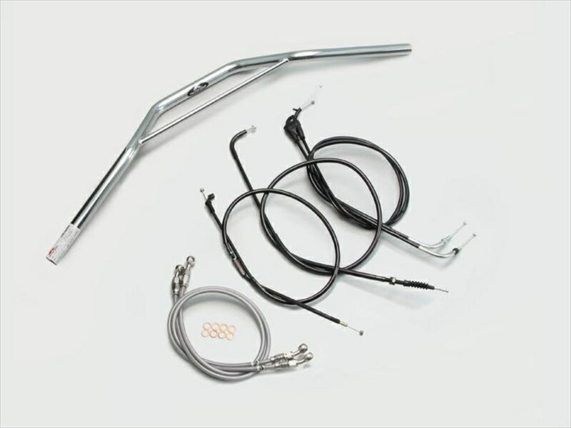 バイク用品 ハンドル ハリケーン HURRICANE トラッカースペシャル ﾌﾞﾘｯｼﾞ付 ﾊﾝﾄﾞﾙSET H308-034C 4936887011555 取寄品