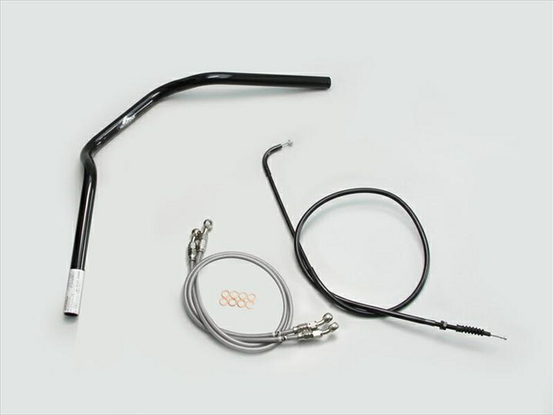 バイク用品 ハンドルハリケーン HURRICANE ＰＯＬＩＣＥ ２型 ハンドルSETH308-070B 4936887011746取寄品｜バイク用品はとやグループ2号店