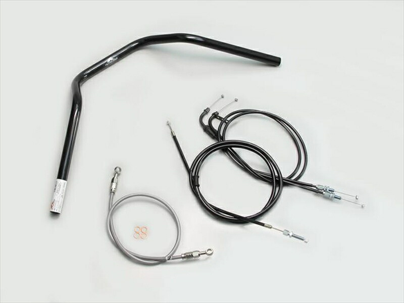 バイク用品 ハンドルハリケーン HURRICANE ナロー3型 ハンドルSETH501-047B 4936887245851取寄品|バイク用品はとやグループ2号店