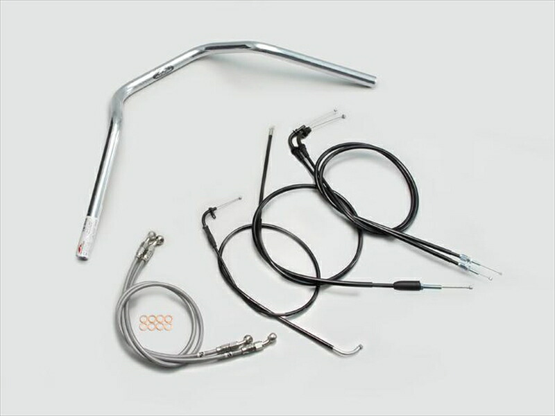 バイク用品 ハンドルハリケーン HURRICANE ナロー３型 ハンドルSETH502-047C 4936887457902取寄品｜バイク用品はとやグループ2号店