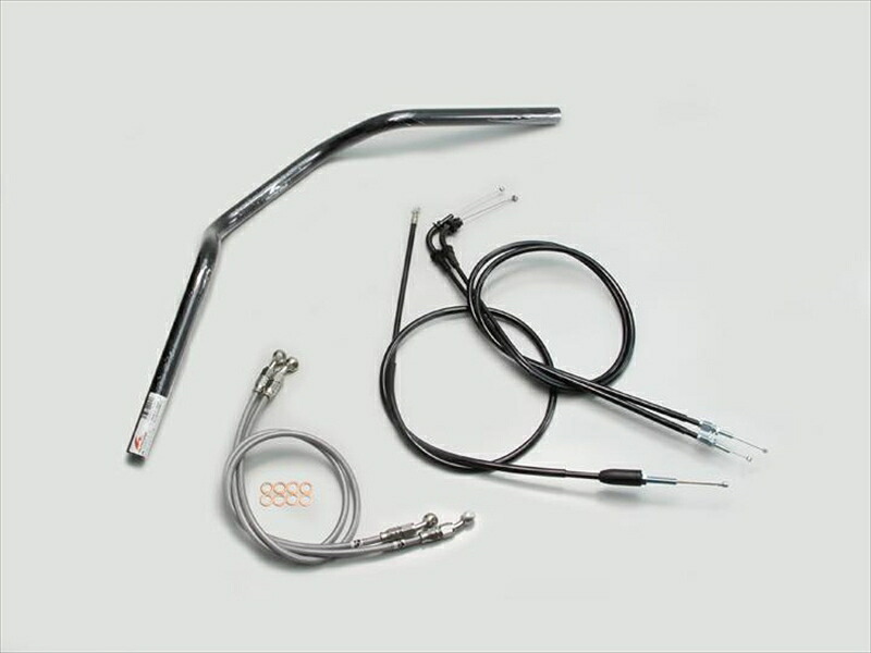 バイク用品 ハンドルハリケーン HURRICANE ヨーロピアン2型 ハンドルSETH502-071B 4936887708202取寄品|バイク用品はとやグループ2号店
