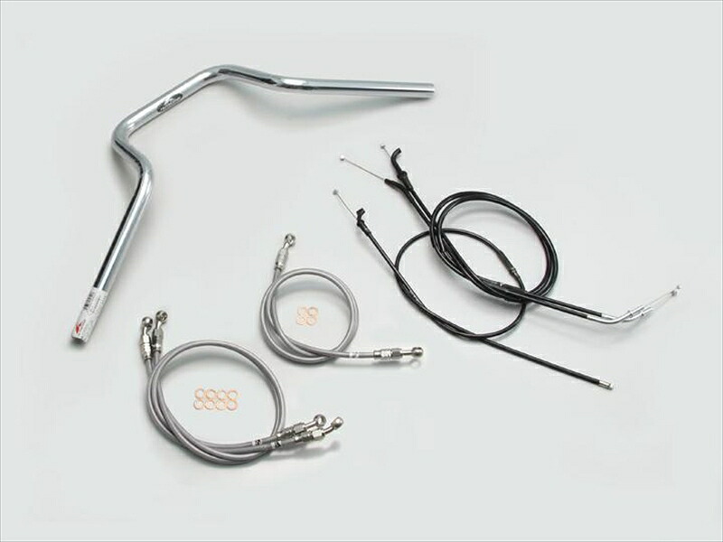 バイク用品 ハンドル ハリケーン HURRICANE クォーター4型 ハンドルSET H702-904C 4936887567403 取寄品