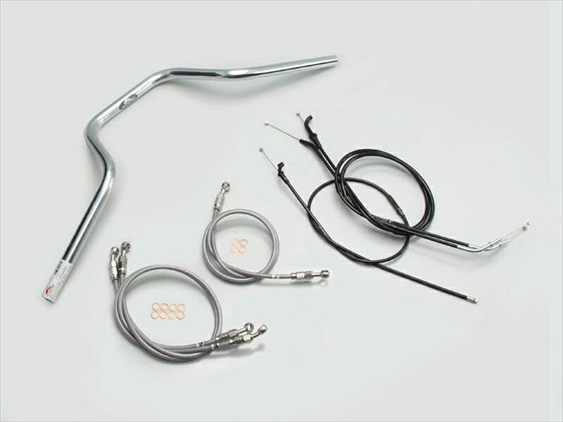 バイク用品 ハンドル ハリケーン HURRICANE ヨーロピアン４型 ハンドルSET H702-073C 4936887574265 取寄品