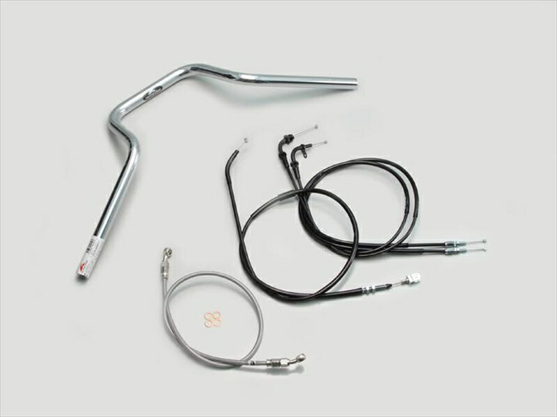 バイク用品 ハンドル ハリケーン HURRICANE クォーター４型 ハンドルSET H506-904C 4936887599619 取寄品