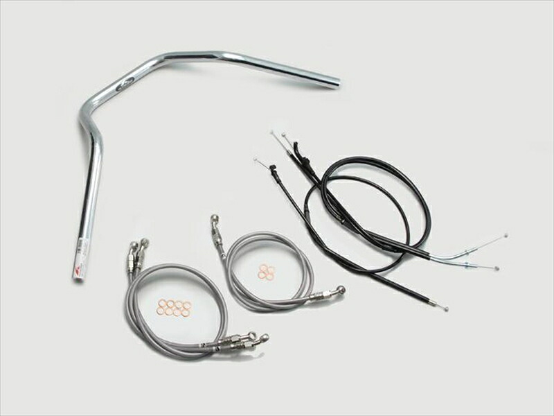 バイク用品 ハンドル ハリケーン HURRICANE ナロー４型 ハンドルSET H703-048C 4936887738698 取寄品