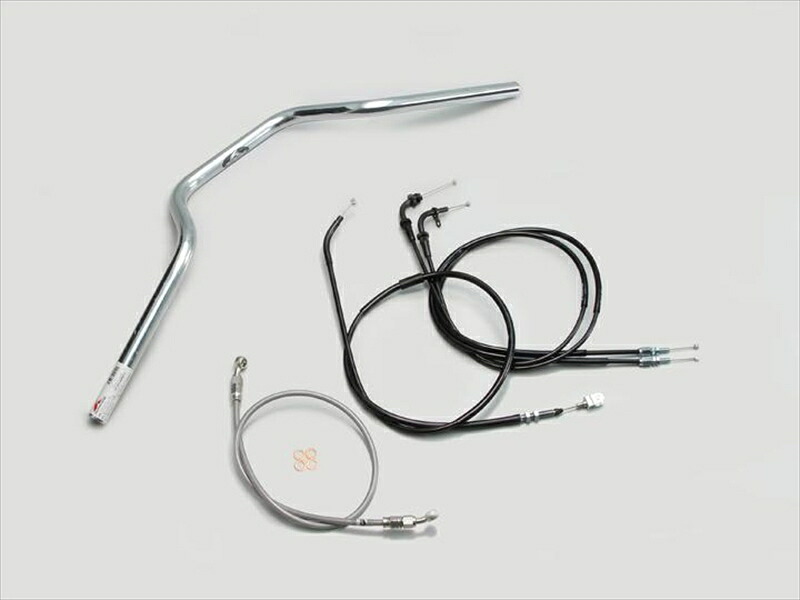 バイク用品 ハンドル ハリケーン HURRICANE ヨーロピアン３型 ハンドルSET H506-072C 4936887798920 取寄品