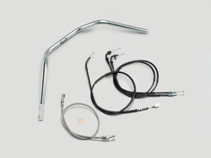 バイク用品 ハンドルハリケーン HURRICANE 150アップ2型 ハンドルSETH506-012C 4936887927108取寄品|バイク用品はとやグループ2号店