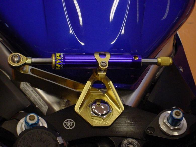 バイク用品 ハンドルHYPERPRO ハイパープロ CNCステダンステーSET 75mm GLD YZF-R6 99-00 ［ストリート］22113022 4538792054759｜バイク用品はとやグループ2号店