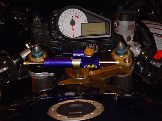 バイク用品 ハンドルHYPERPRO ハイパープロ CNCステダンステーSET 75mm GLD GSX-R600 01-03 GSX-R750 00-03 ［トップ］22115014 4538792054902｜バイク用品はとやグループ2号店