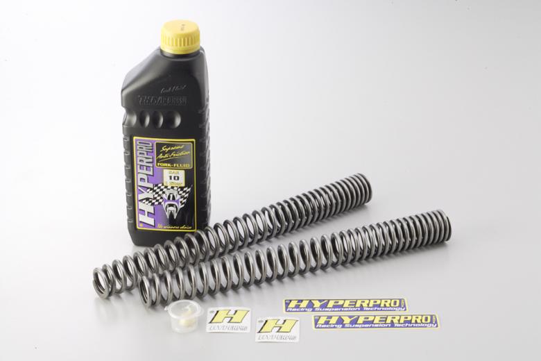 バイク用品 サスペンション ローダウンHYPERPRO ハイパープロ フロントスプリング ZX-14R 12-15(ABS)22071640 4538792739311|バイク用品はとやグループ2号店