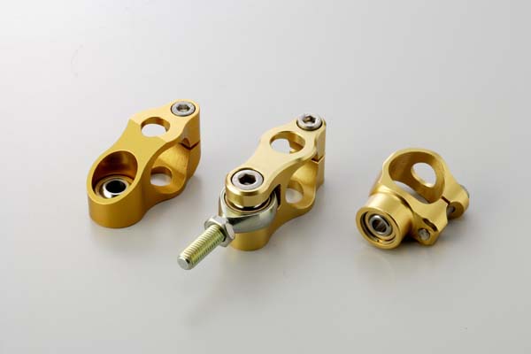 バイク用品 ハンドルHYPERPRO ハイパープロ フレームクランプ 19.2mm TYPE-7 GLD22160192 4538792895314|バイク用品はとやグループ2号店
