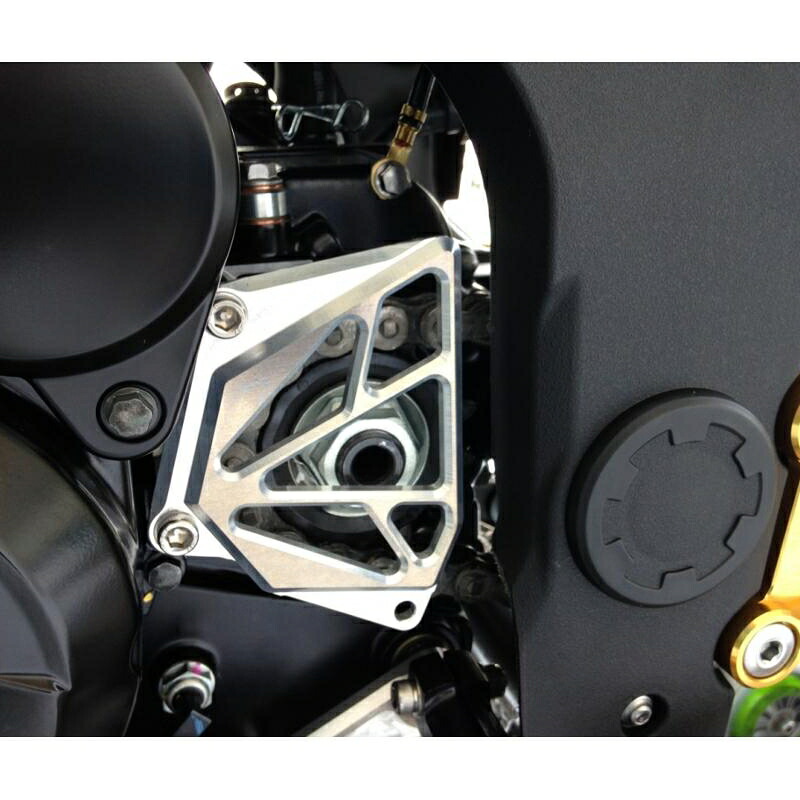 バイクパーツ 駆動系 ケイファクトリー Fスプロケカバー メタリックシルバー 175FZAQ026N 4582215608845