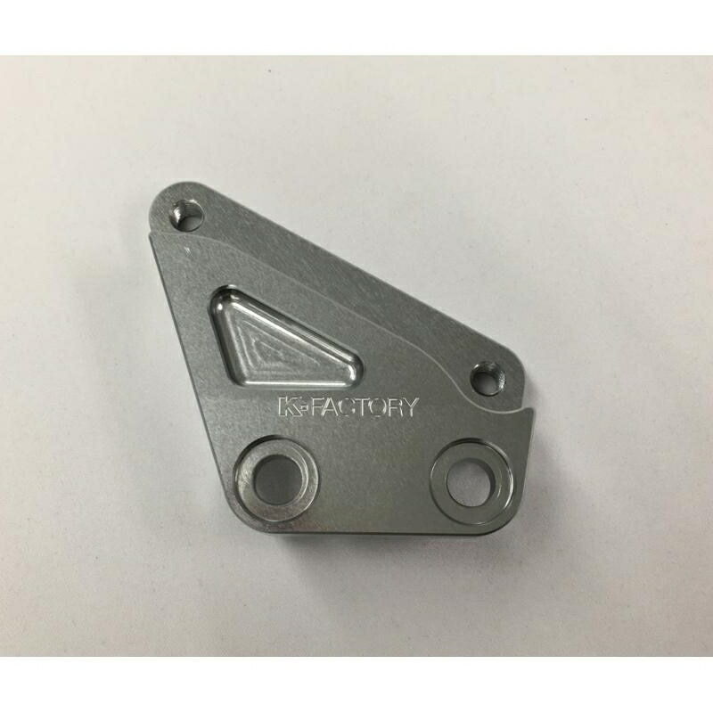 バイクパーツK FACTORY(ケイファクトリー) Fキャリパーサポート メタリックSLV 073VZCY026N4582215612644CBR250RR 17 40mmピッチ|バイク用品はとやグループ2号店