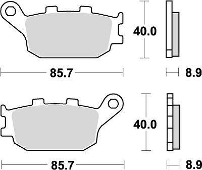 【5日前後で発送】バイク用品 ブレーキ クラッチ KITACO キタコ SBSブレーキパッド 657LS CBR900RR 92- 777-0657030 4990852045693