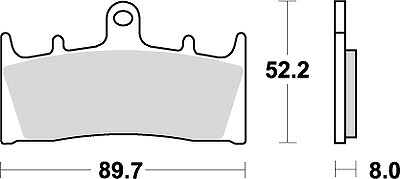 【5日前後で発送】 バイク用品 ブレーキ クラッチ KITACO キタコ SBSブレーキパッド 686DC ZX9R 777-0686081 4990852047932 取寄品