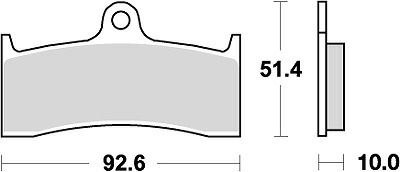 【5日前後で発送】 バイク用品 ブレーキ クラッチ KITACO キタコ SBSブレーキパッド 729DC YZF750R7(OW02) 777-0729081 4990852048151 取寄品