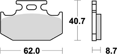 【5日前後で発送】 バイク用品 ブレーキ クラッチ KITACO キタコ SBSブレーキパッド 632RSI KLX250SR 93-95 777-0632077 4990852048502 取寄品