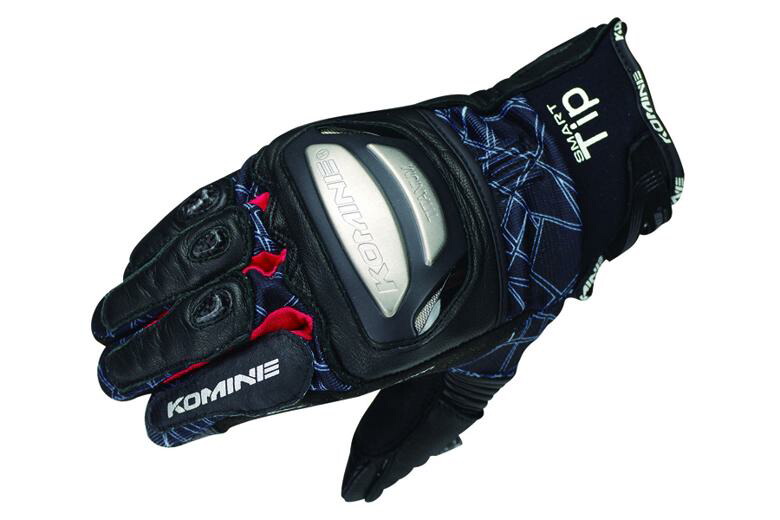 バイク用品 ウェア グローブ コミネ GK-214チタニウムM-グローブ BLK RED ＃M KOMINE 06-214 取寄品 6,135円