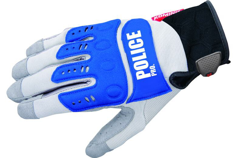 【5日前後で発送】 バイク用品 ウェア グローブ コミネ GK-134 インストラクターグローブ ポリス.GRY BLU ＃XL KOMINE 06-134 取寄品