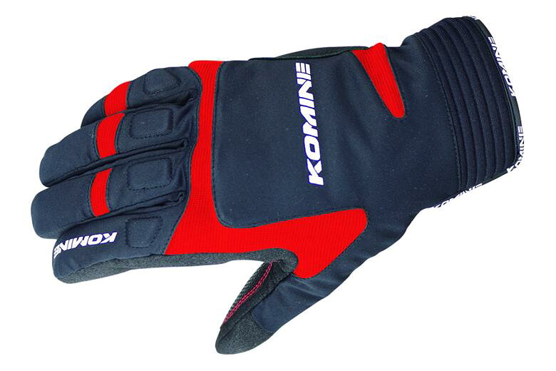 【5日前後で発送】 バイク用品 ウェア グローブ コミネ GK-801 ウインターグローブ BLK RED ＃L KOMINE 06-801 取寄品