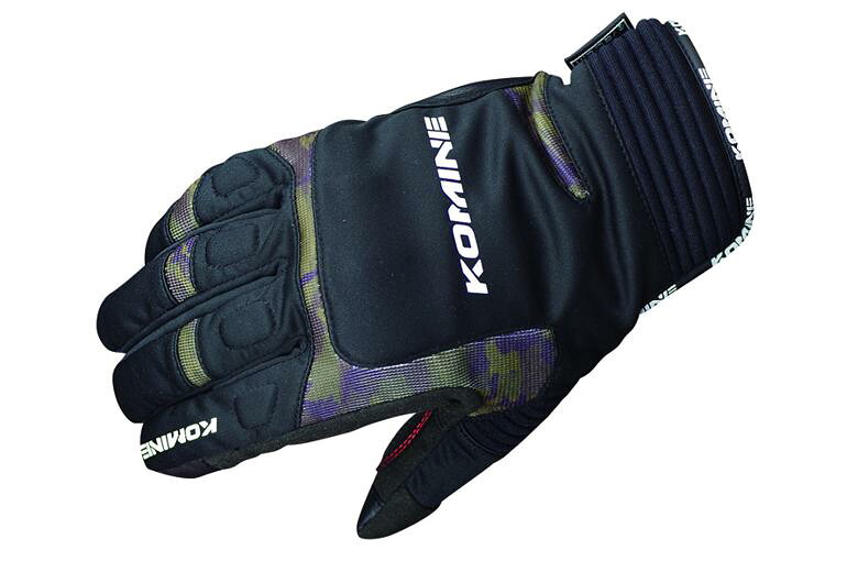 【5日前後で発送】 バイク用品 ウェア グローブ コミネ GK-801 ウインターグローブ BLK WOODカモ ＃S KOMINE 06-801 取寄品