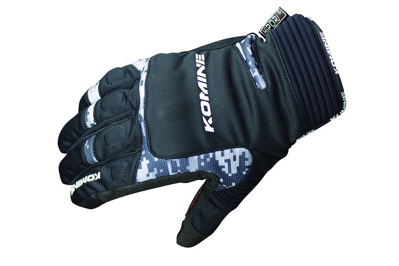 【5日前後で発送】 バイク用品 ウェア グローブ コミネ GK-801 ウインターグローブ BLK DIGITALカモ ＃XL KOMINE 06-801 取寄品