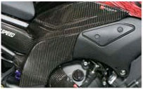 バイク用品 外装 NEXRAY ネクスレイ フレームヒートプロテクターSET スモークBLK FZ-1 08 FAZER 06-08 31830106 4538792532257