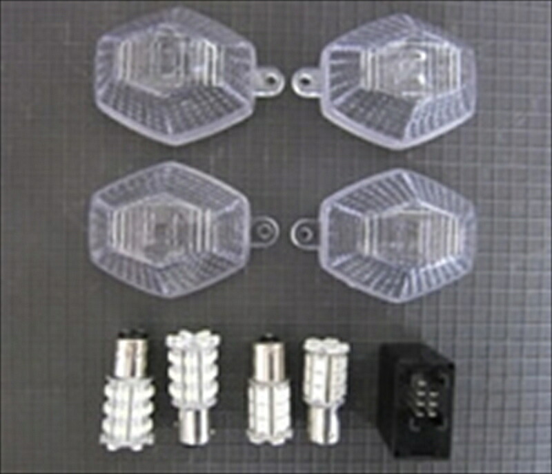 バイクパーツODAX(オダックス) 2カラー LED&ウインカーレンズ クリア OXS-WYB003S4548916787340|バイク用品はとやグループ2号店