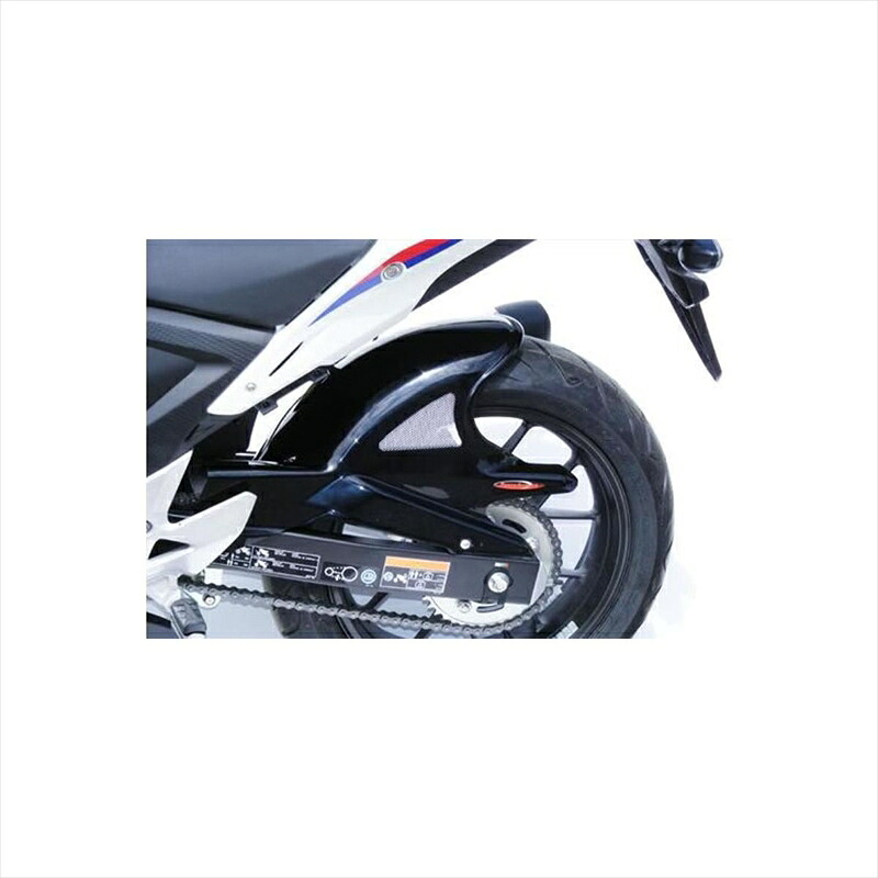 バイクパーツ 外装パワーブロンズ リアフェンダー BLK/メッシュSLV301-H110-603 4548916028153CBR400R/CB400F/400X (13-14)｜バイク用品はとやグループ2号店